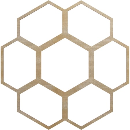 Ekena Millwork Florin Wood Fretwork Pierced Ceiling Medallion, Birch, 28"OD x 12"ID x 1/4"T CMWP28X28X0250FOBI